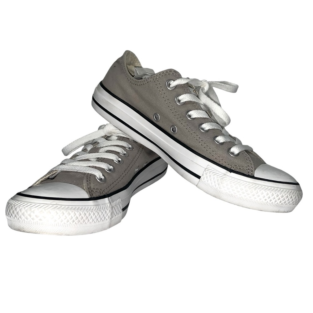 Converse all star low tops gray woman shoe size 7